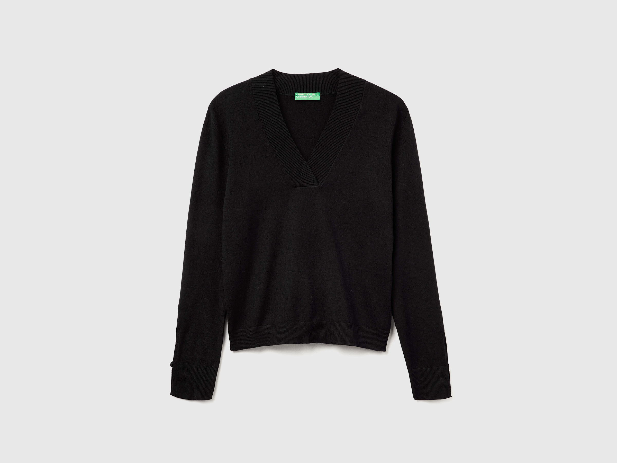 V NECK SWEATER L/S Mujer image number 5